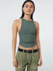 Halter Neck Ribbed Cropped Top-Teresa's Fashionista LLC
