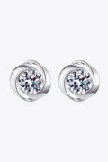 Feeling Fun Moissanite Stud Earrings-Teresa's Fashionista LLC