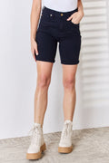 Judy Blue Full Size High Waist Tummy Control Bermuda Shorts-Teresa's Fashionista LLC