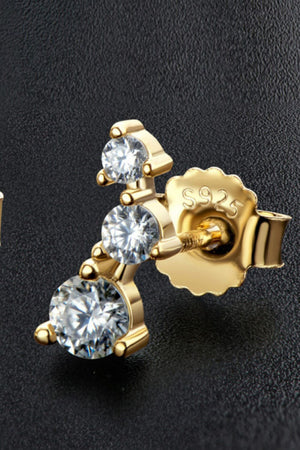 Your Way Moissanite Stud Earrings-Teresa's Fashionista LLC