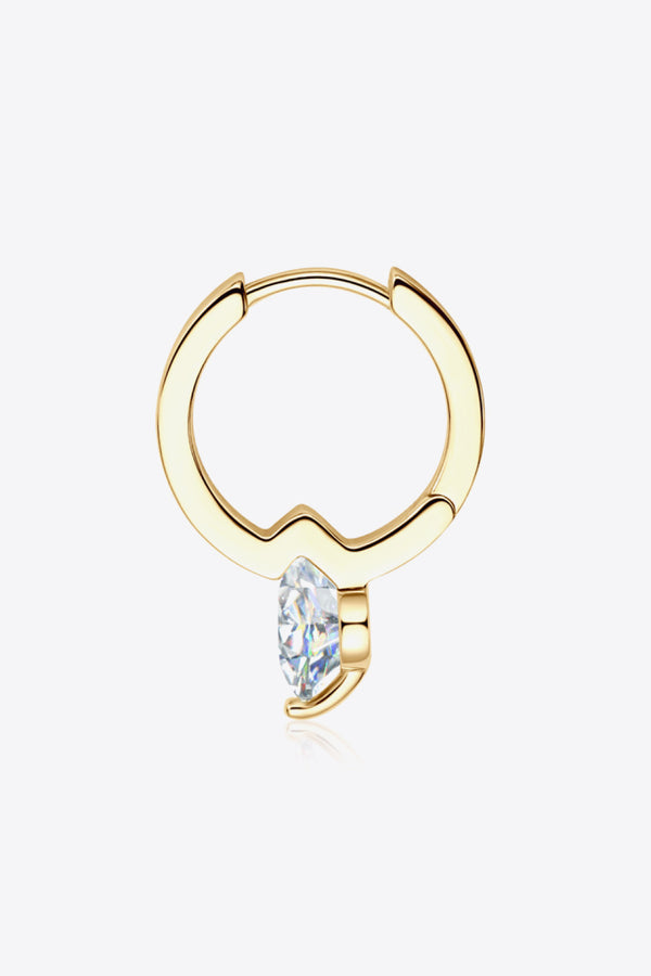 2 Carat Moissanite 925 Sterling Silver Drop Earrings-Teresa's Fashionista LLC