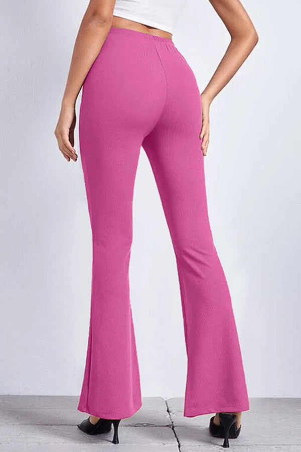 High Rise Flare Pants-Teresa's Fashionista LLC