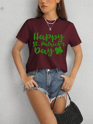 HAPPY ST. PATRICK'S DAY Short Sleeve T-Shirt-Teresa's Fashionista LLC