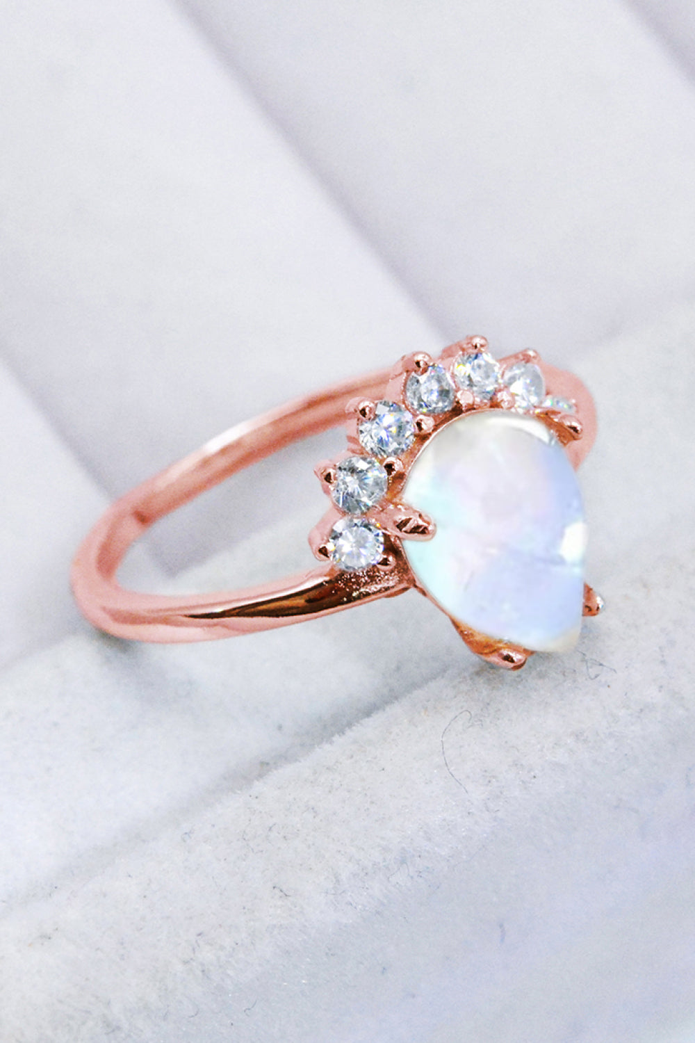 925 Sterling Silver Moonstone Ring-Teresa&#39;s Fashionista LLC