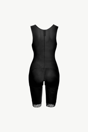 Full Size Lace Trim Shapewear with Zipper-Teresa's Fashionista LLC