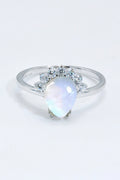 925 Sterling Silver Moonstone Ring-Teresa's Fashionista LLC
