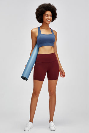 High Waist Training Shorts-Teresa's Fashionista LLC