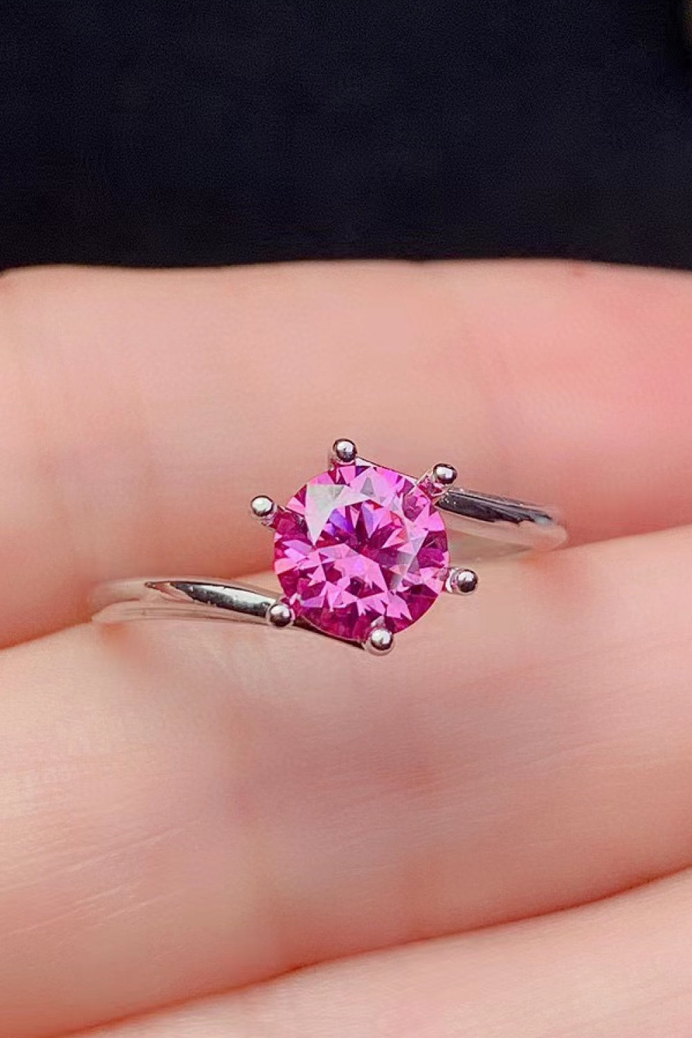 Can't Stop Your Shine 1 Carat Moissanite Ring-Teresa's Fashionista LLC