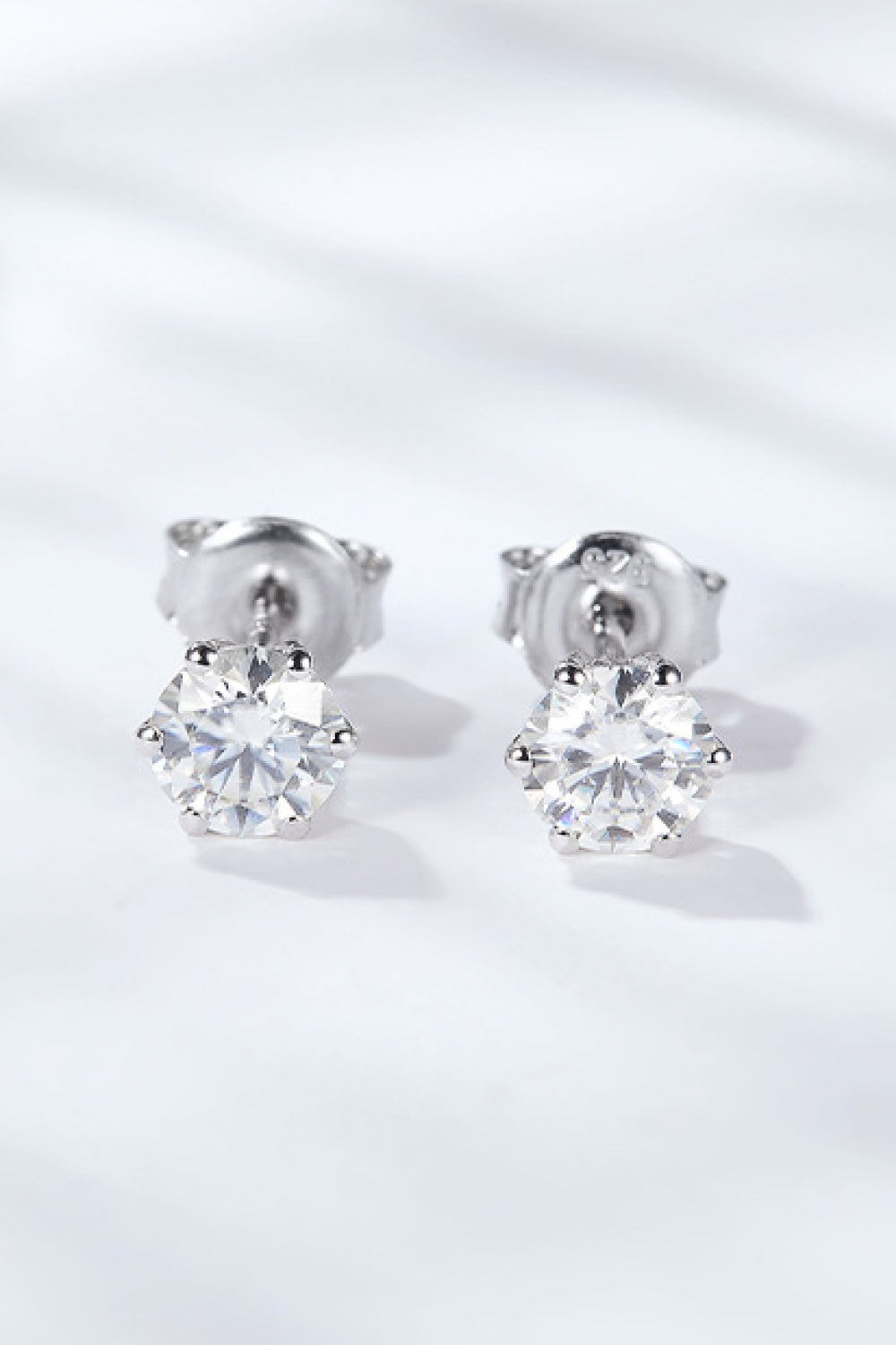 Good Days Ahead Moissanite Stud Earrings-Teresa's Fashionista LLC