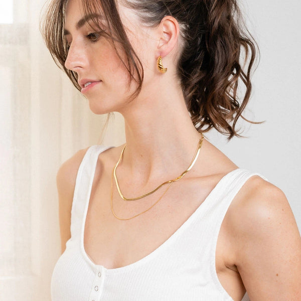 Double Layers Necklace-Teresa's Fashionista LLC