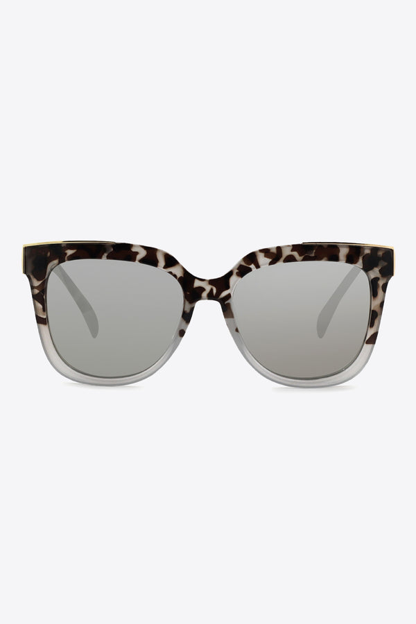 Tortoiseshell Polycarbonate Frame Full Rim Sunglasses-Teresa's Fashionista LLC