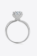 1 Carat Moissanite 6-Prong Ring-Teresa's Fashionista LLC