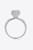 1 Carat Moissanite 6-Prong Ring-Teresa's Fashionista LLC