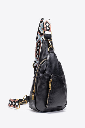 All The Feels PU Leather Sling Bag-Teresa's Fashionista LLC
