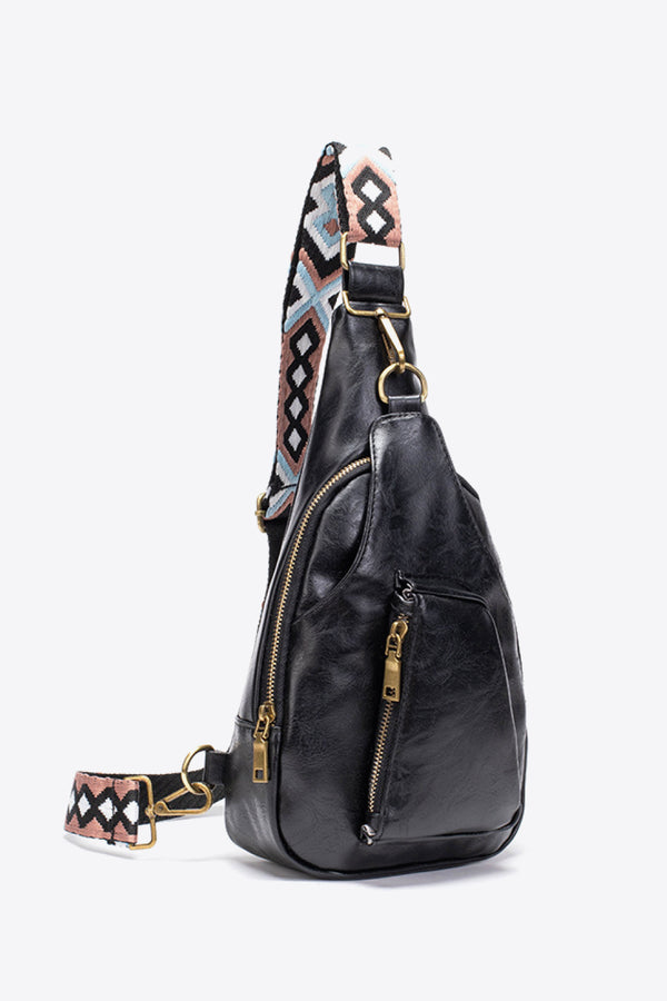 All The Feels PU Leather Sling Bag-Teresa's Fashionista LLC