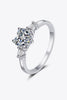 1.2 Carat Moissanite Heart Ring-Teresa's Fashionista LLC