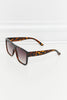 Tortoiseshell Square Full Rim Sunglasses-Teresa's Fashionista LLC