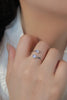 High Quality Natural Moonstone 925 Sterling Silver Toi Et Moi Ring-Teresa's Fashionista LLC