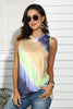Tie-Dye Round Neck Tank-Teresa's Fashionista LLC