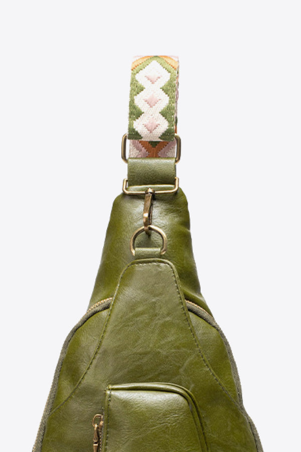 All The Feels PU Leather Sling Bag-Teresa's Fashionista LLC