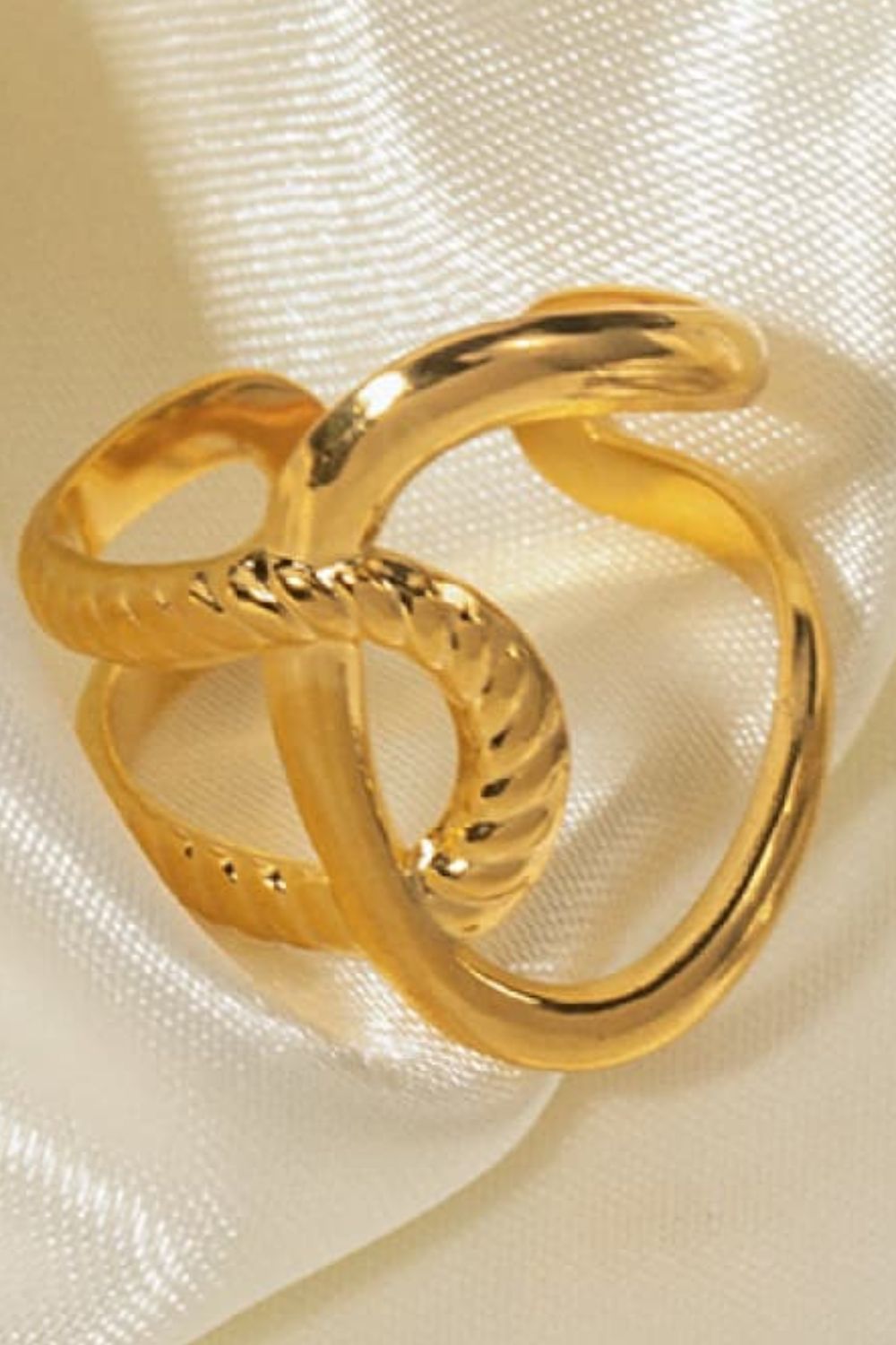 Modern Copper Open Ring-Teresa&#39;s Fashionista LLC