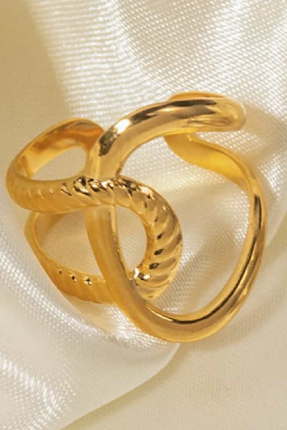 Modern Copper Open Ring-Teresa&#39;s Fashionista LLC