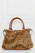 Animal Print Brushed Weekender Bag-Teresa's Fashionista LLC