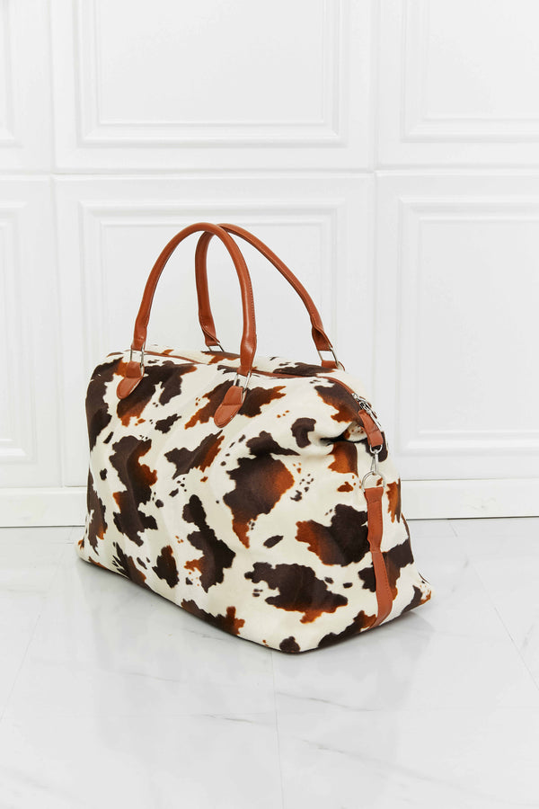 Animal Print Plush Weekender Bag-Teresa's Fashionista LLC