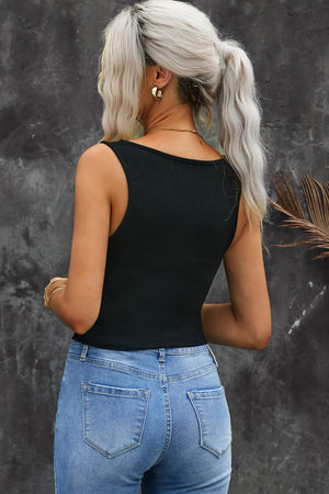Round Neck Tank Top-Teresa's Fashionista LLC