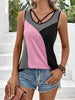 Color Block Tank Top-Teresa's Fashionista LLC