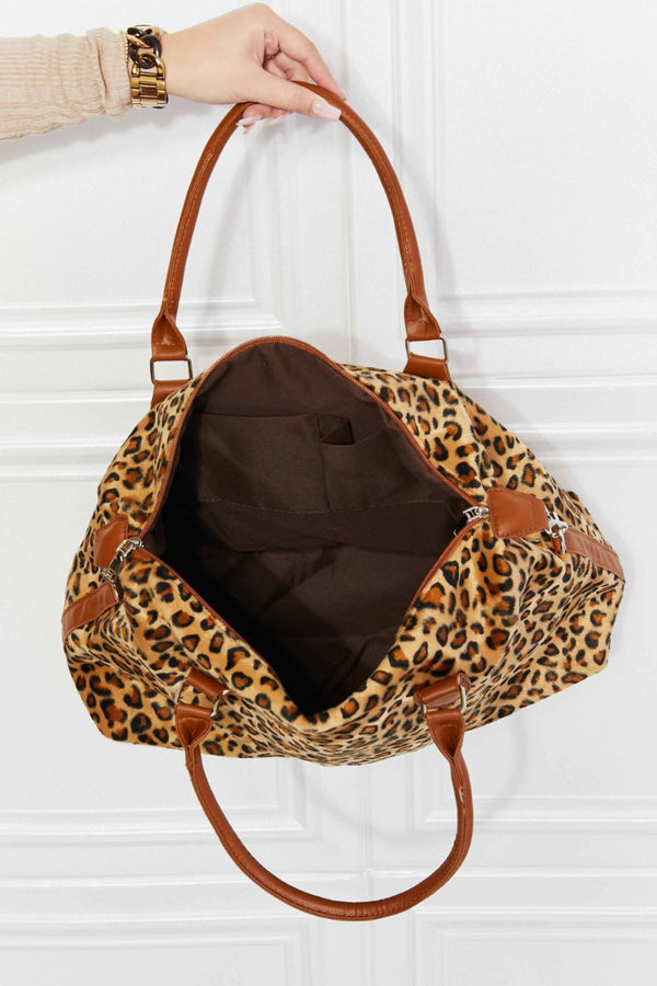 Animal Print Brushed Weekender Bag-Teresa's Fashionista LLC