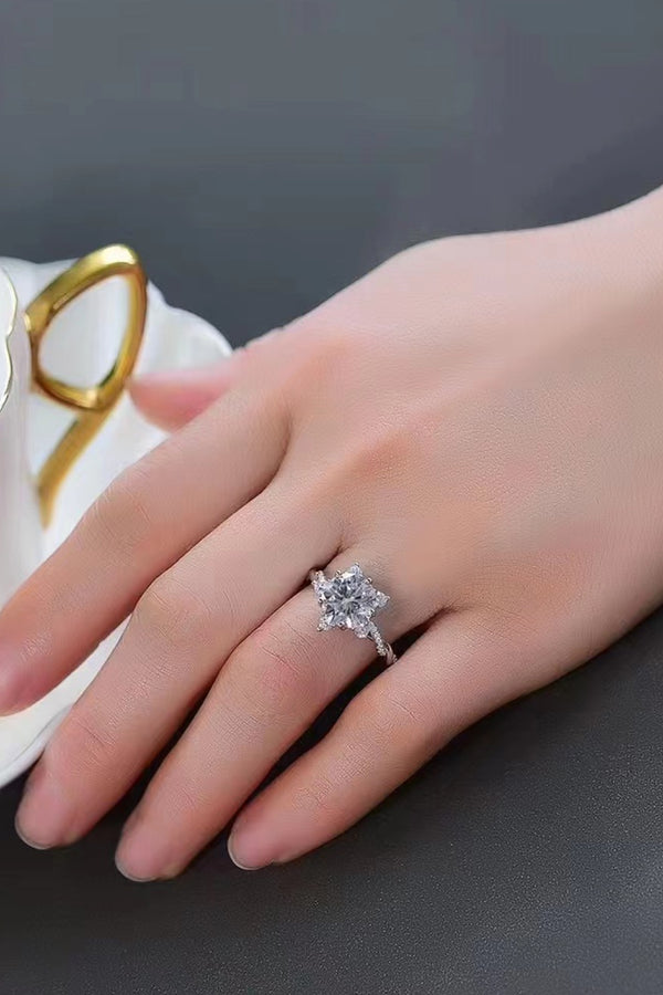 3 Carat Moissanite Twisted Ring-Teresa's Fashionista LLC