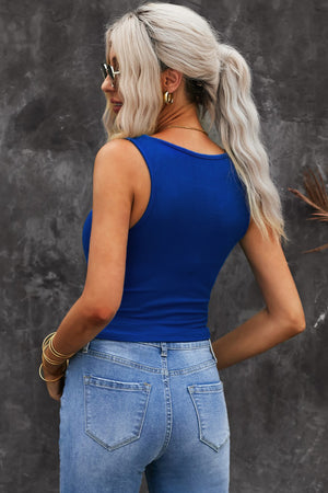 Round Neck Tank Top-Teresa's Fashionista LLC