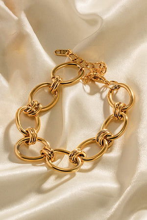 Chunky Chain Stainless Steel Bracelet-Teresa's Fashionista LLC