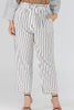 Full Size Striped Paperbag Waist Cropped Pants-Teresa's Fashionista LLC