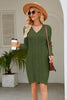 Cable-Knit Long Sleeve Sweater Dress-Teresa's Fashionista LLC