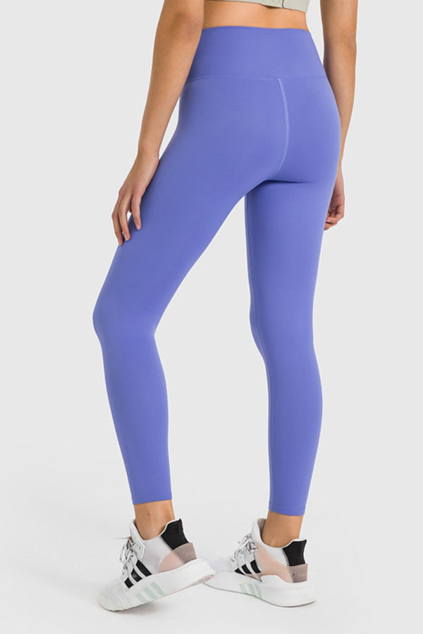 High Waist Ankle-Length Yoga Leggings-Teresa's Fashionista LLC
