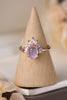 High Quality Natural Moonstone 18K Rose Gold-Plated 925 Sterling Silver Ring-Teresa's Fashionista LLC