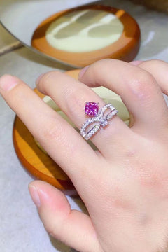 At Your Best 1 Carat Moissanite Ring-Teresa's Fashionista LLC