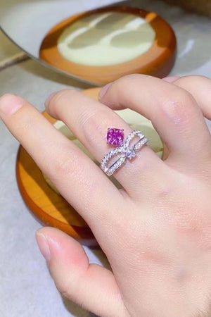 At Your Best 1 Carat Moissanite Ring-Teresa's Fashionista LLC