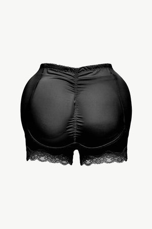 Full Size Lace Trim Shaping Shorts-Teresa's Fashionista LLC
