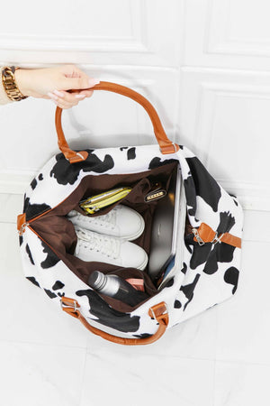 Animal Print Plush Weekender Bag-Teresa's Fashionista LLC