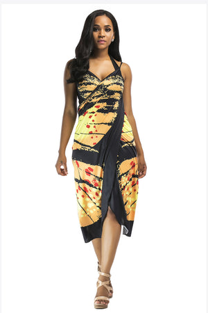 Butterfly Spaghetti Strap Cover Up-Teresa's Fashionista LLC