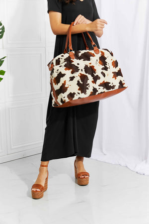Animal Print Plush Weekender Bag-Teresa's Fashionista LLC