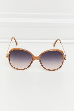 Metal-Plastic Hybrid Full Rim Sunglasses-Teresa's Fashionista LLC