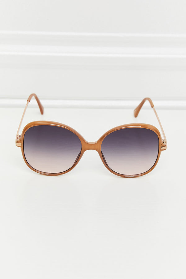 Metal-Plastic Hybrid Full Rim Sunglasses-Teresa's Fashionista LLC