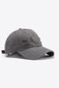 Distressed Adjustable Baseball Cap-Teresa's Fashionista LLC