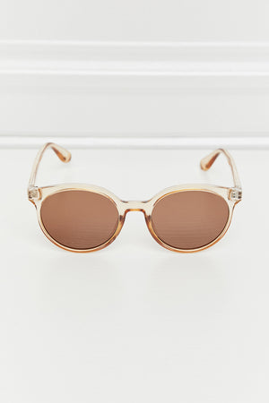 Round Full Rim Polycarbonate Frame Sunglasses-Teresa's Fashionista LLC