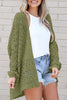 Openwork Open Front Long Sleeve Cardigan-Teresa's Fashionista LLC