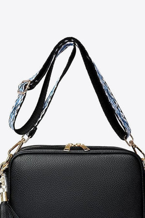 PU Leather Tassel Crossbody Bag-Teresa's Fashionista LLC